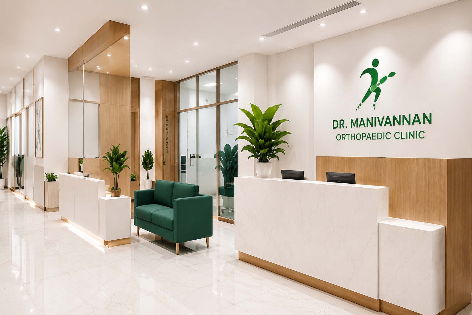 NSR Orthopaedic Clinic reception area